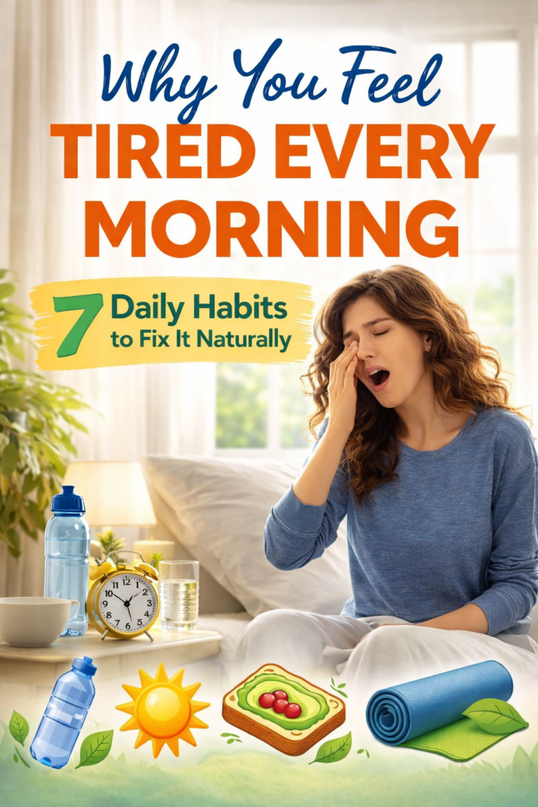 Why You Feel Tired Every Morning (And Habits That Fix It Naturally)
